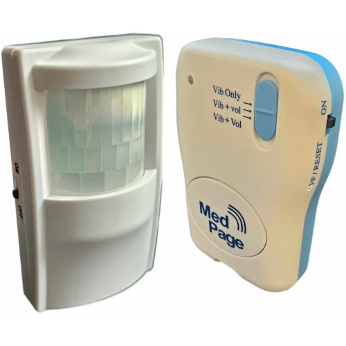 MPPLMSKIT (2023 Model) PIR MOVEMENT SENSOR ALARM WITH RADIO PAGER